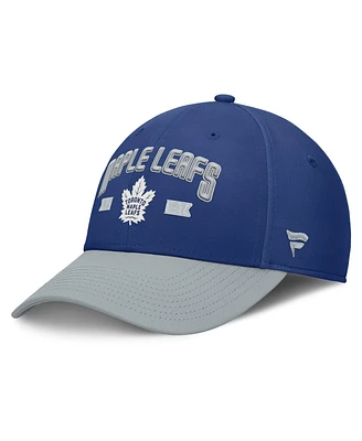 Fanatics Men's Blue/Gray Toronto Maple Leafs Heritage Captain Flex Hat