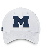 Top of the World Men's White Michigan Wolverines Reflex Logo Flex Hat