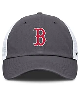 Nike Men's Gray Boston Red Sox Adjustable Trucker Hat