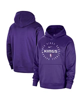 Nike Men's Purple Sacramento Kings 2024/25 Spotlight On-Court Practice Performance Pullover Hoodie