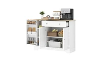 Kitchen Storage Cabinet Durable Organizer for Pantry, Dishes, and Kitchen Supplies