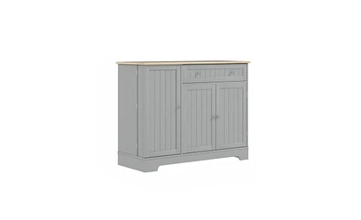 Kitchen Storage Cabinet Durable Organizer for Pantry, Dishes, and Supplies