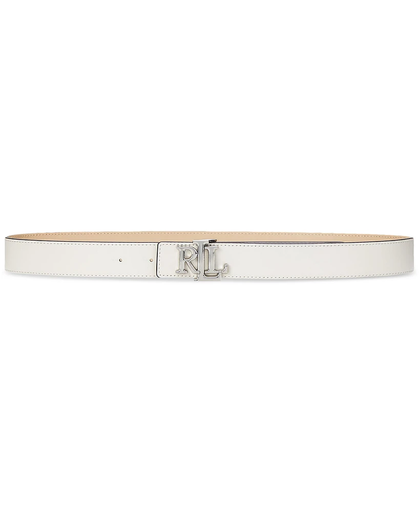 Lauren Ralph Logo Reversible Leather Belt