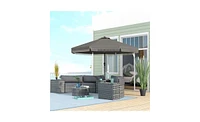Outdoor Beach Umbrella – Lightweight and Portable Uv Protection for Beach, Picnic, or Outdoor Use