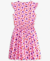 Epic Threads Kid Girl Floral Smocked Jersey Cotton Dress, Exclusively at Macy's