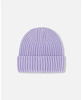 Deux par Girl Cuffed Knit Hat Lilac - Toddler|Child