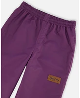 Deux par Big Girls Splash Pants Purple