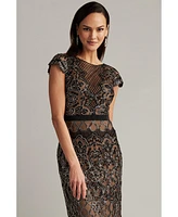 Tadashi Shoji Miranda Sequin Embroidered Dress