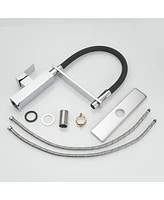 Single-Handle Pull-Down Sprayer 1 Spray High Arc Kitchen Faucet