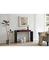 Kings Brand Furniture Yuma Wooden Console Table - Sofa, Side and Entryway with 2 Drawers