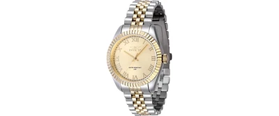 Invicta Women's 47416 Specialty Quartz 3 Hand Gold Dial Watch