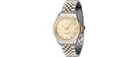 Invicta Women's 47416 Specialty Quartz 3 Hand Gold Dial Watch