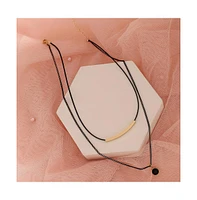 Bar Charm Multi-Layer Necklace