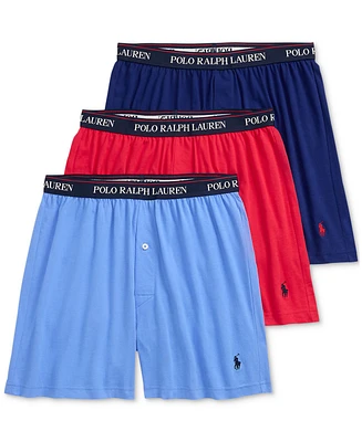 Polo Ralph Lauren Men's 3-Pk. Cotton Classic Knit Boxers