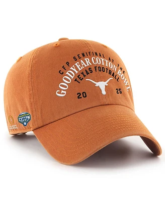 '47 Brand Men's Texas Orange Texas Longhorns College Football Playoff 2025 Cotton Bowl Clean Up Adjustable Hat