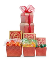 Alder Creek Gift Baskets Lunar New Year Gift Tower, 4 Items