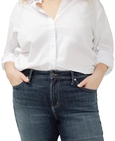 Silver Jeans Co. Plus Avery Cuffed Denim