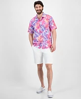 Tommy Bahama Men's Coastal Ease Frond Fiesta Performance Short-Sleeve Shirt
