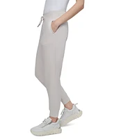 Dkny Sport Women's Logo-Drawstring High-Rise Joggers