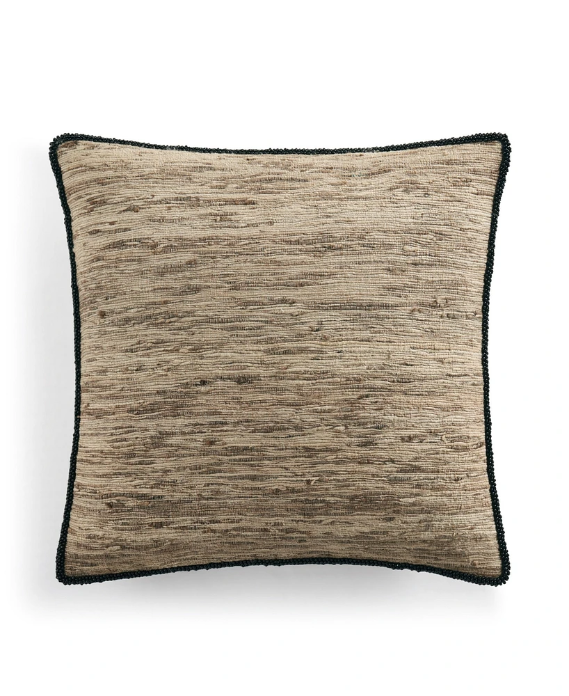 Donna Karan Home Beaded Decorative Pillow, 16" x 16"