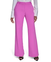 Halston Women's Mid-Rise Flare-Leg Pants