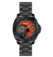 Invicta Men's 47877 Nfl Chicago Bears Quartz 3 Hand Blue, Orange Dial Watch