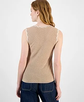 Tommy Hilfiger Women's Scalloped-Edge Pointelle Sweater