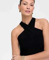 I.n.c. International Concepts Women's Ottoman Halter Top, Exclusively at Macy's