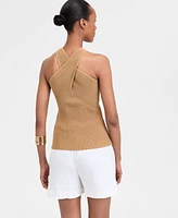 I.n.c. International Concepts Women's Ottoman Halter Top, Exclusively at Macy's