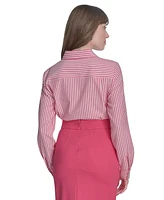 Tommy Hilfiger Women's Textured Button-Front Shirt