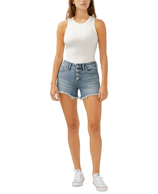 Silver Jeans Co. Women's Boyfriend Mid-Rise Shorts