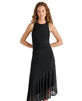 Steve Madden Women's Laney Asymmetrical Hem Sleeveless Dress