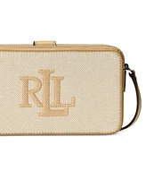 Lauren Ralph Lauren Canvas Small Witley Crossbody Wallet