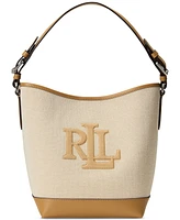 Lauren Ralph Lauren Canvas Small Witley Bucket Bag