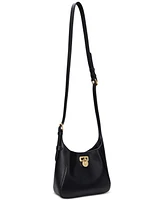 Lauren Ralph Mini Leather Tanner Shoulder Bag