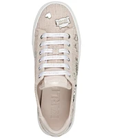 Karl Lagerfeld Paris Women's Cate Pins Lace-Up Sneakers