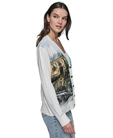 Karl Lagerfeld Paris Women's Scene Cardigan