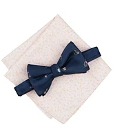 Bar Iii Men's Brackley Floral Bow Tie & Pocket Square Set, Exclusively at Macy's