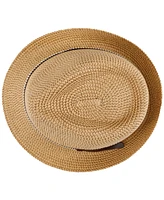 Levi's Men's Two-Tone Straw Fedora Hat