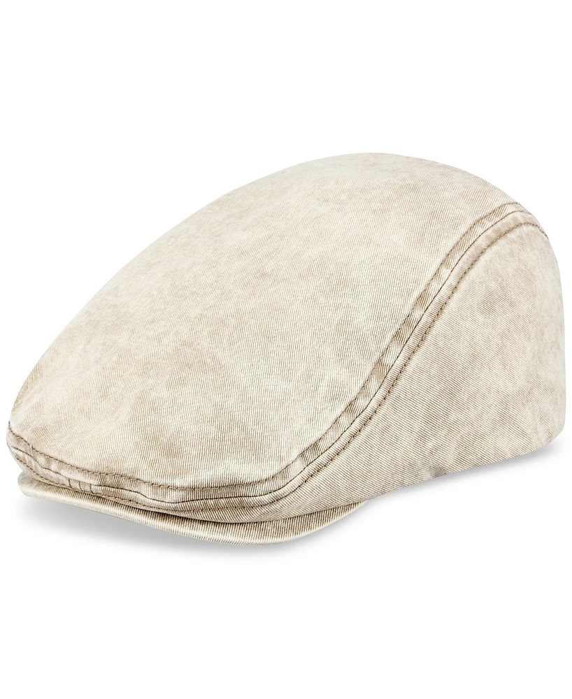Levi's Men's Snow Washed Flat Top Ivy Cap