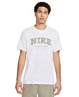 Nike Men's Dri-fit Fitness Short Sleeve Crewneck Logo T-Shirt