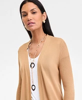 I.n.c. International Concepts Two-Tone Sculptural Ring 29-3/4" Adjustable Lariat Necklace, Exclusively at Macy's