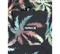 Hurley Big Boys Palm Tree Printed Pull-On Swim Shorts