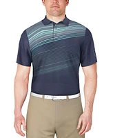 Pga Tour Men's Printed Stripe Polo Shirt