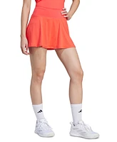 adidas Women's Club Wavy-Print Tennis Mini Skort