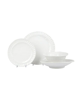 Vietri Pietra Serena Four-Piece Place Setting