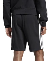 adidas Men's Essential Three Stripes Fleece Shorts