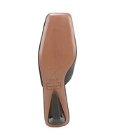 Franco Sarto Women's Nicola Square Toe Sculpted Heel Mules