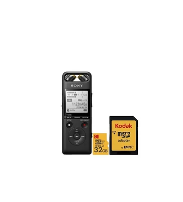 Sony Pcm-A10 High-Resolution Audio Recorder with 32GB microSDHC Card with Adapter bundle