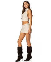 Edikted Womens Karly Mini Skort
